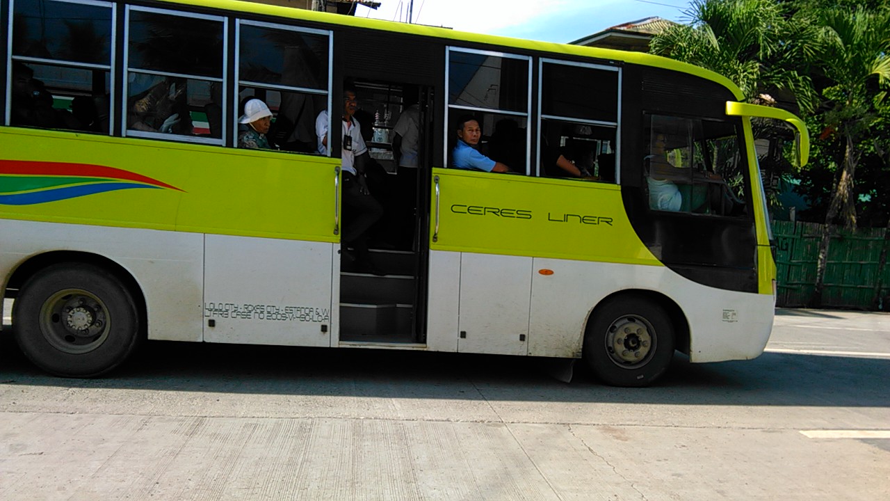 A Ceres Liner bus fell off a cliff.