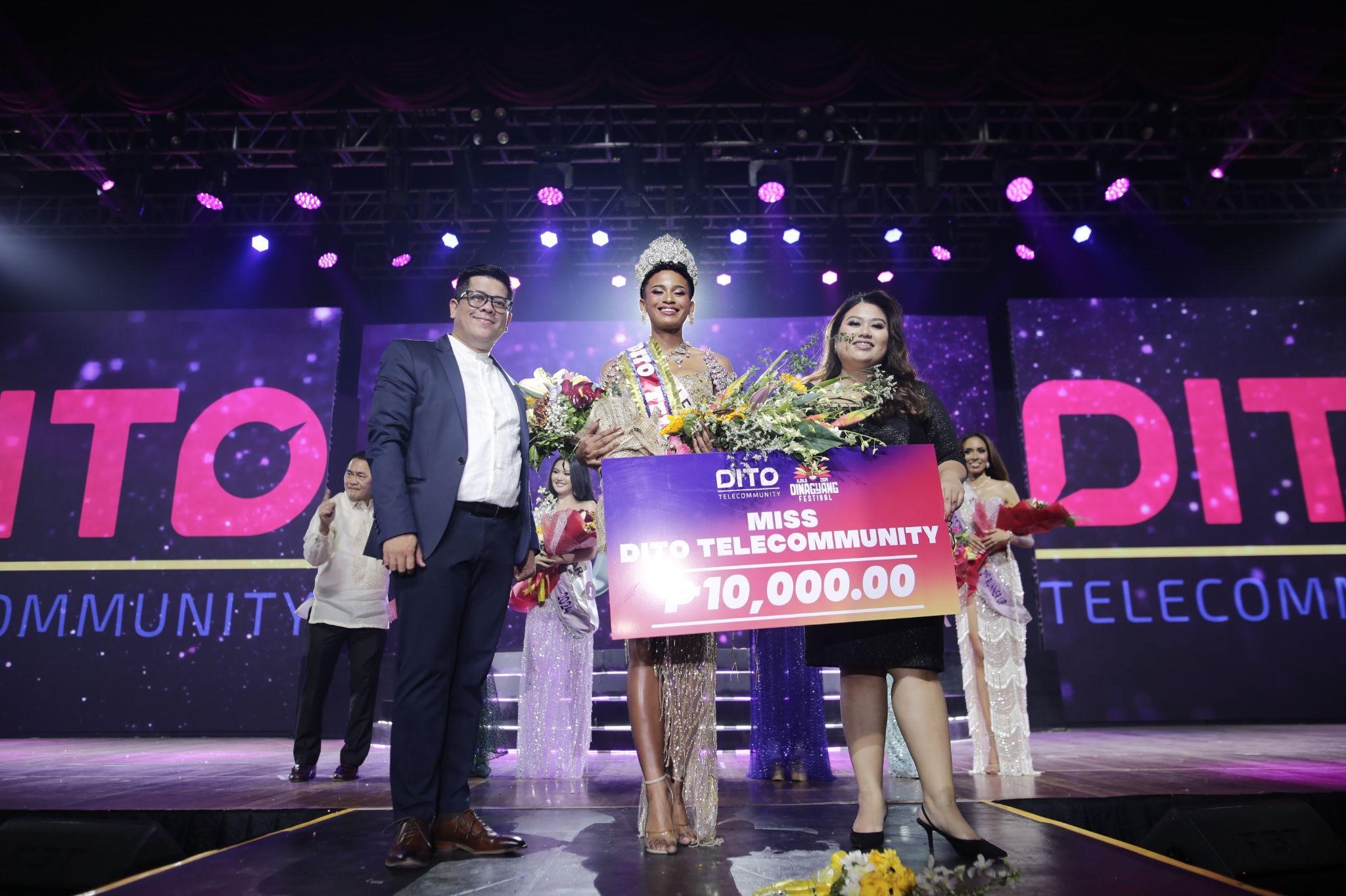 Ms. Alexie Mae Caimoso Brooks who was crowned Miss Iloilo 2024, also bagged the Miss DITO Telecommunity special award.