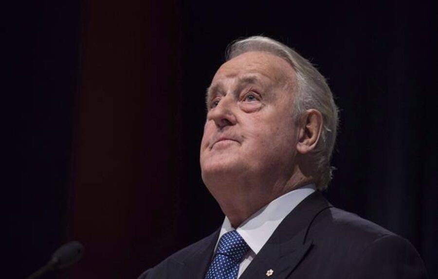 Former Canadian Prime Minister Brian Mulroney