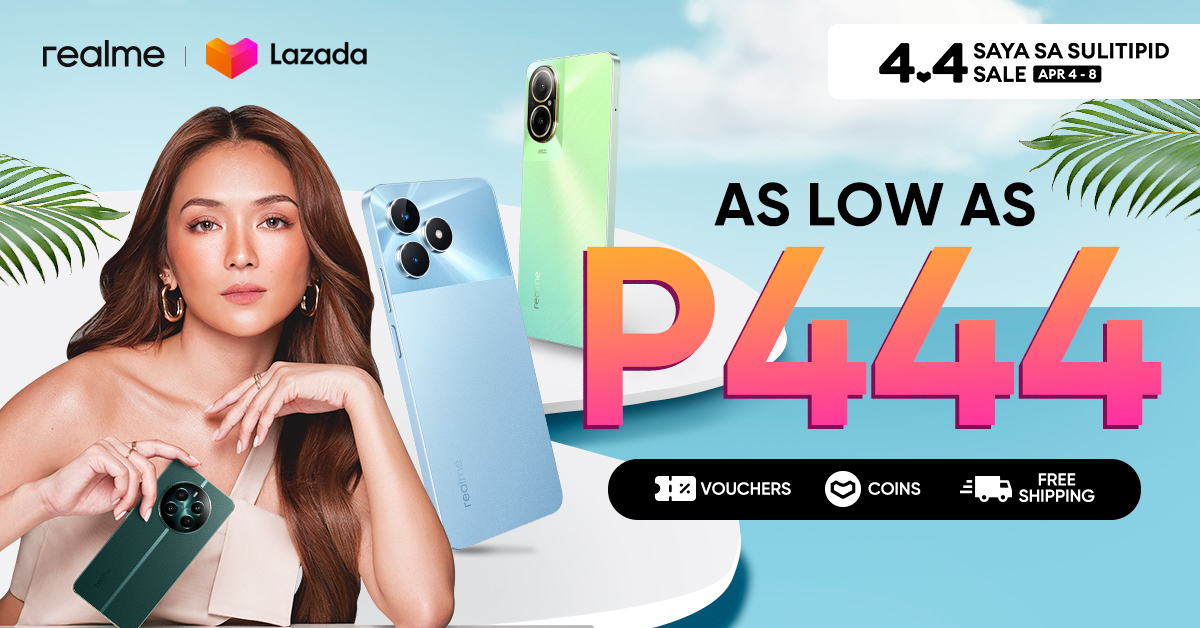 realme Lazada 4.4 sale