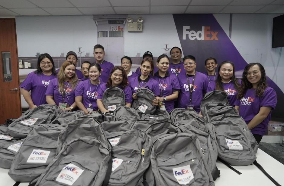 FedEx teamed up with the Feed the Children