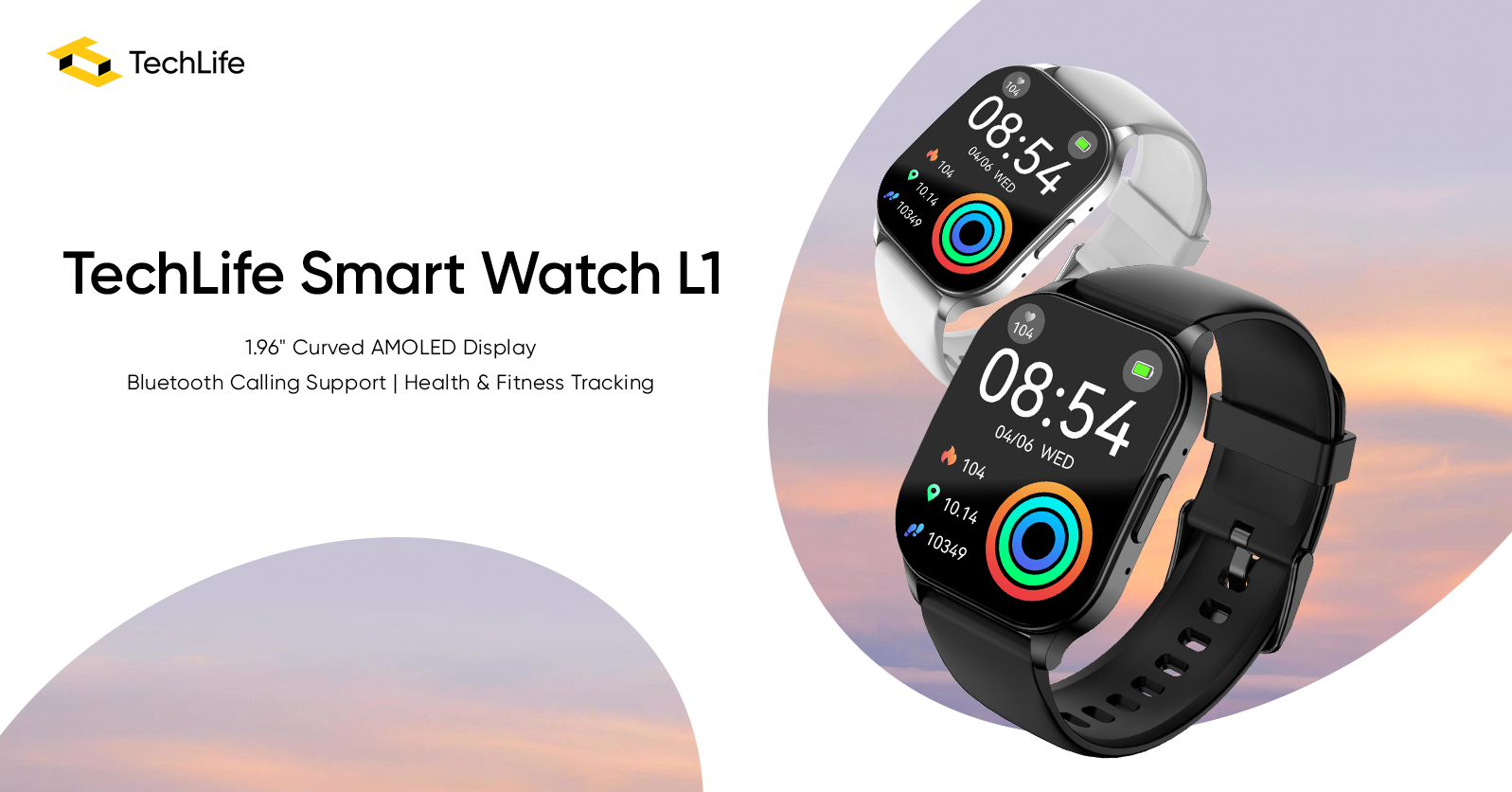 The TechLife Smart Watch L1 banner.