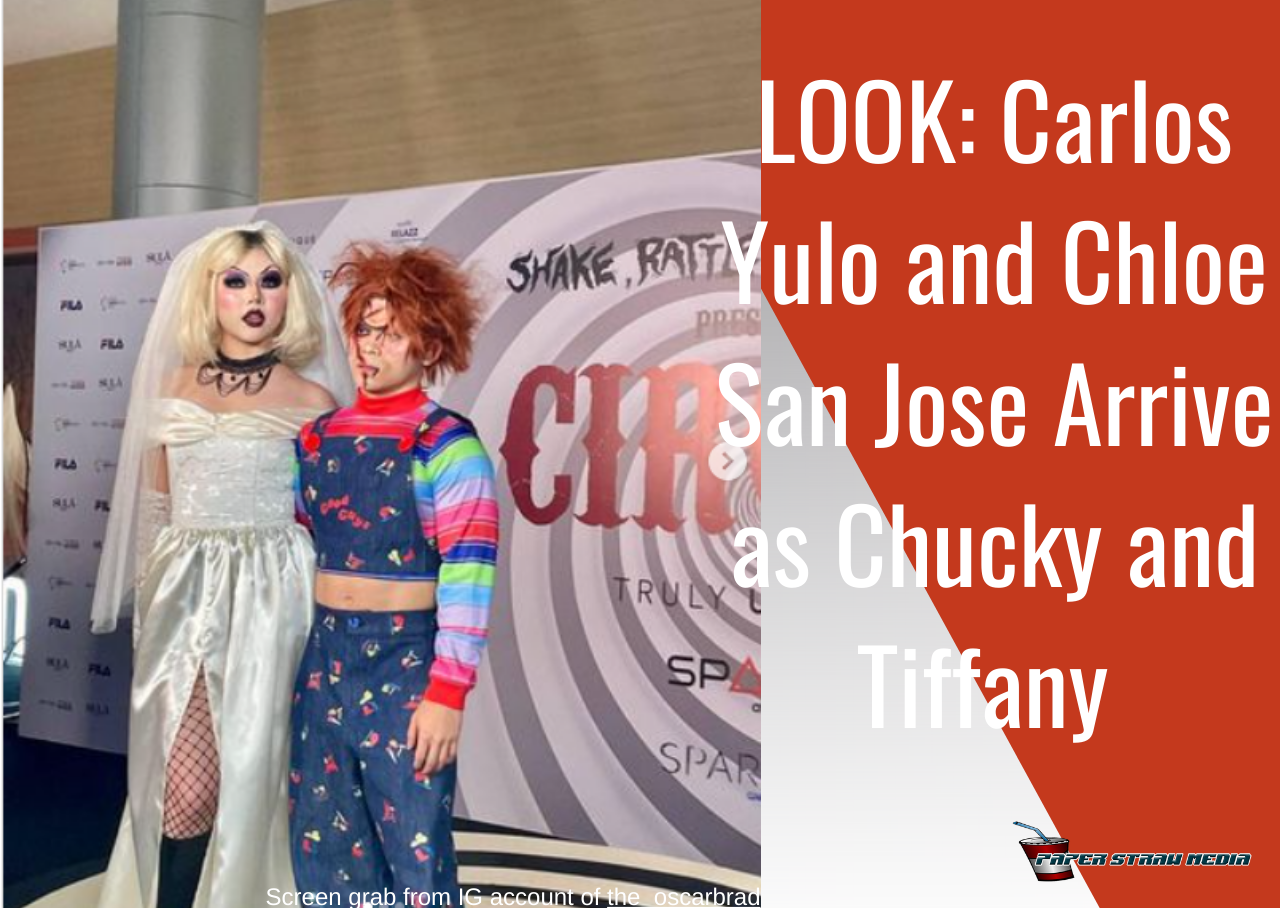 Carlos Yulo and Chloe San Jose Arrive as Chucky and Tiffany