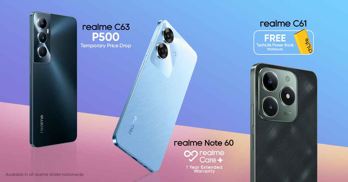 realme’s October Retail Promo Blowout banner