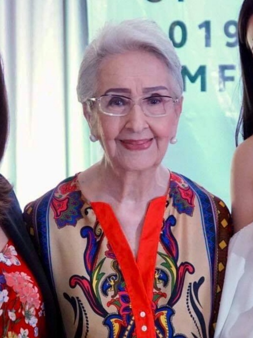 ilipino actress Gloria Romero at the Metro Manila Film Festival 2018 Appreciation Dinner and the launching of MMFF 2019.