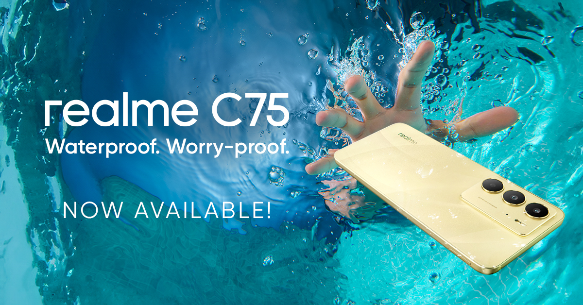 Promotional image for realme c75