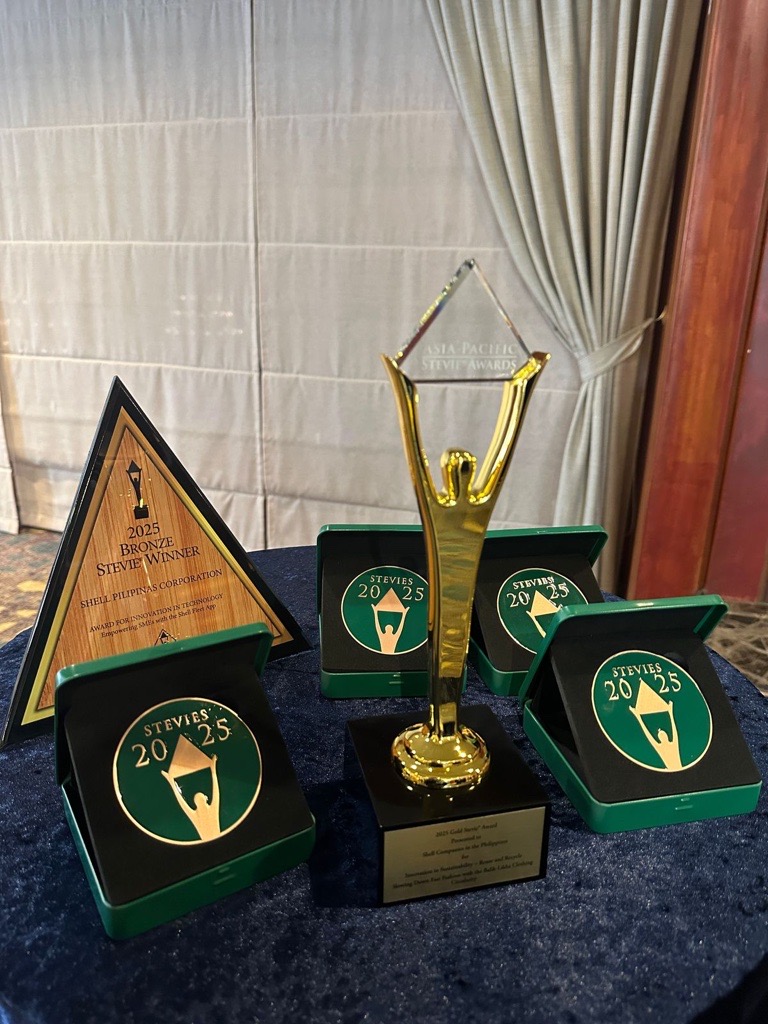 Awards received by Shell Pilipinas. 