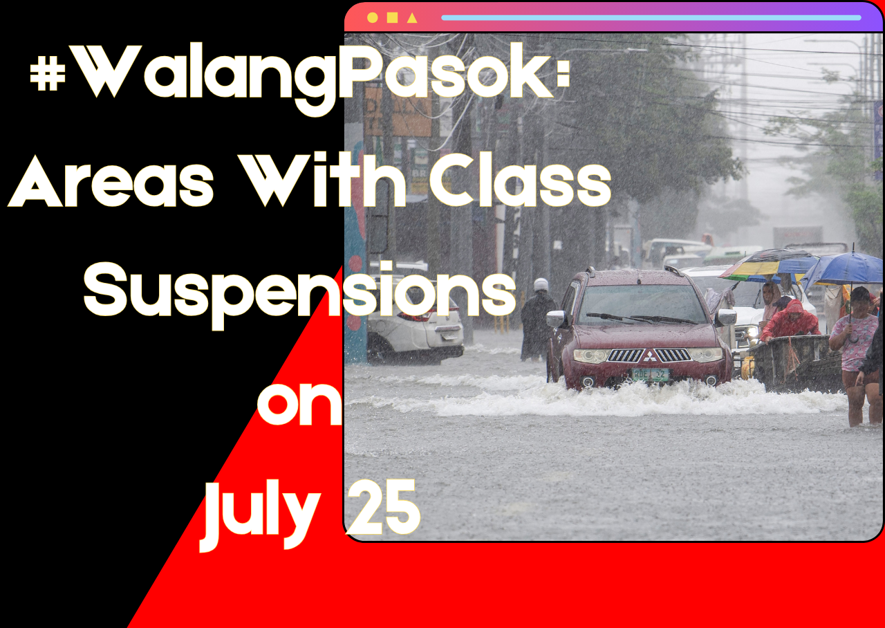 Pedestrians and motorists wade through a flooded highway in Cainta town, east of Manila on July 22, 2025, in the aftermath of monsoon rains.