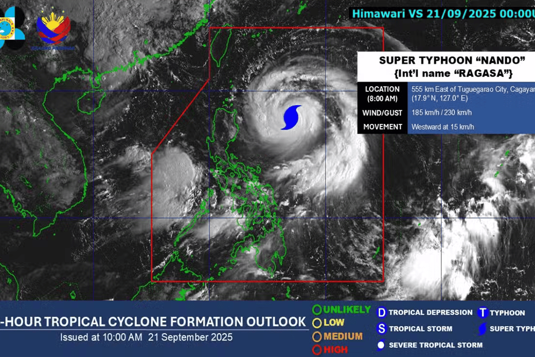 Image from the Philippine Atmospheric, Geophysical and Astronomical Services Administration