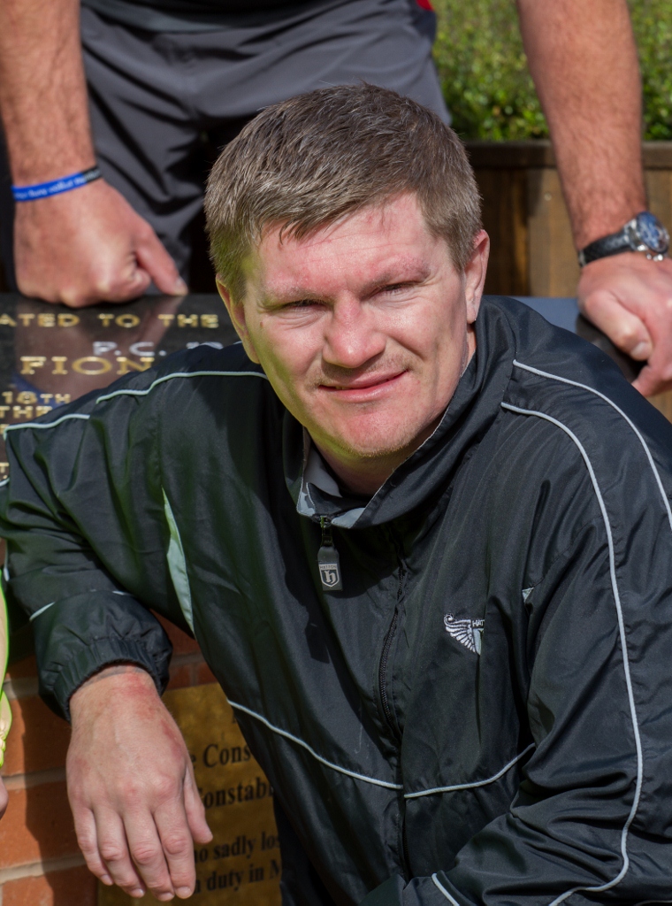 British boxer and former world champion Ricky Hatton in 2013