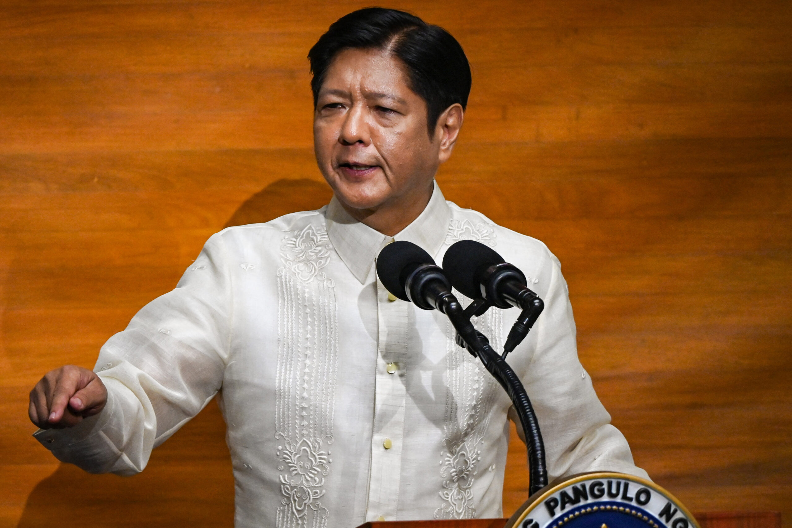 President Ferdinand Marcos delivers the annual State of the Nation Address at the House of Representatives.